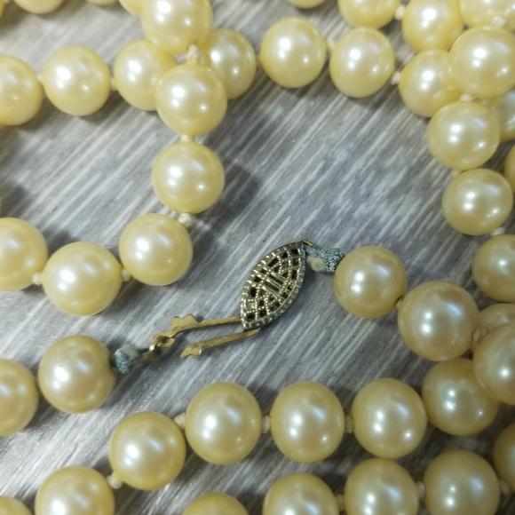 Vintage long strand of pearls - Picture 4 of 7